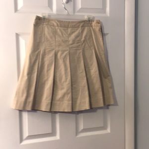 Lily Pulitzer Khaki pleated skirt